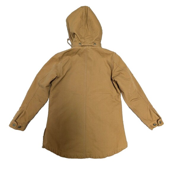 Carhartt Womens Loose Fit Weathered Washed Duck Coat Brown Size Medium NEW - Picture 12 of 14